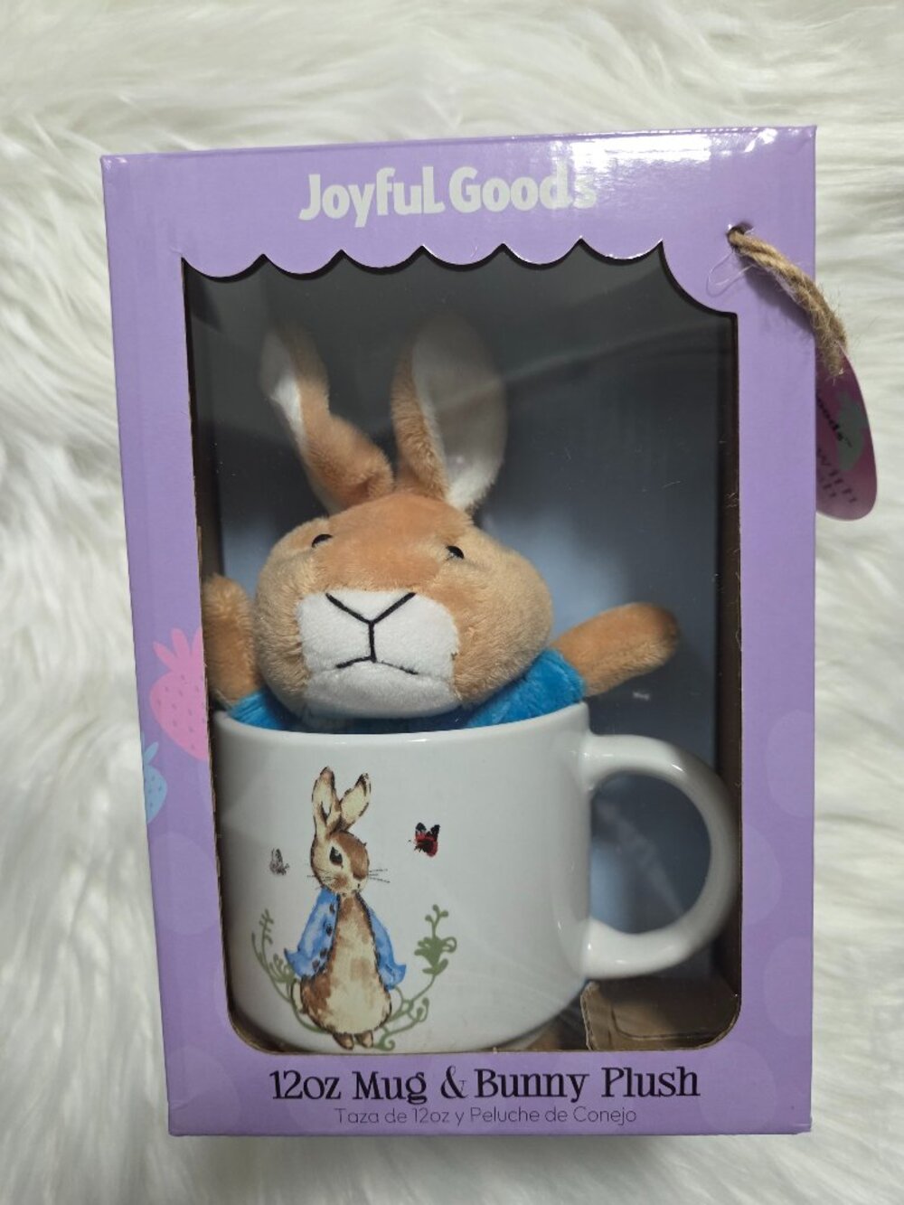 Joyful Goods Mug & Plush Bunny Gift Set